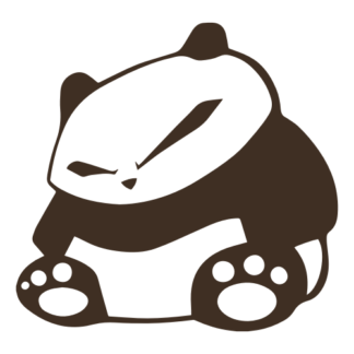 JDM Panda Decal (Brown)